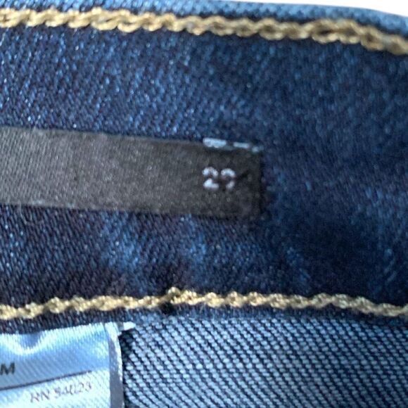 Banana Republic Premium Medium Wash Denim Mid-Rise Skinny Jeans - Picture 7 of 9